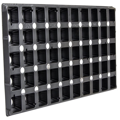 black 50 Cell Square Insert for tray