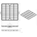 Load image into Gallery viewer, Commercial Tray 4'x4' Grey