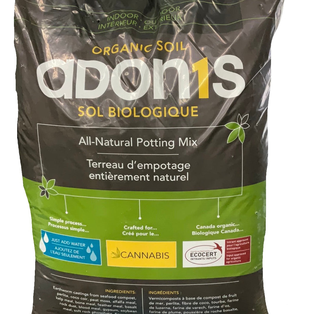 Adonis Living Soil 42.5L is a complete and well-balanced potting mix. 