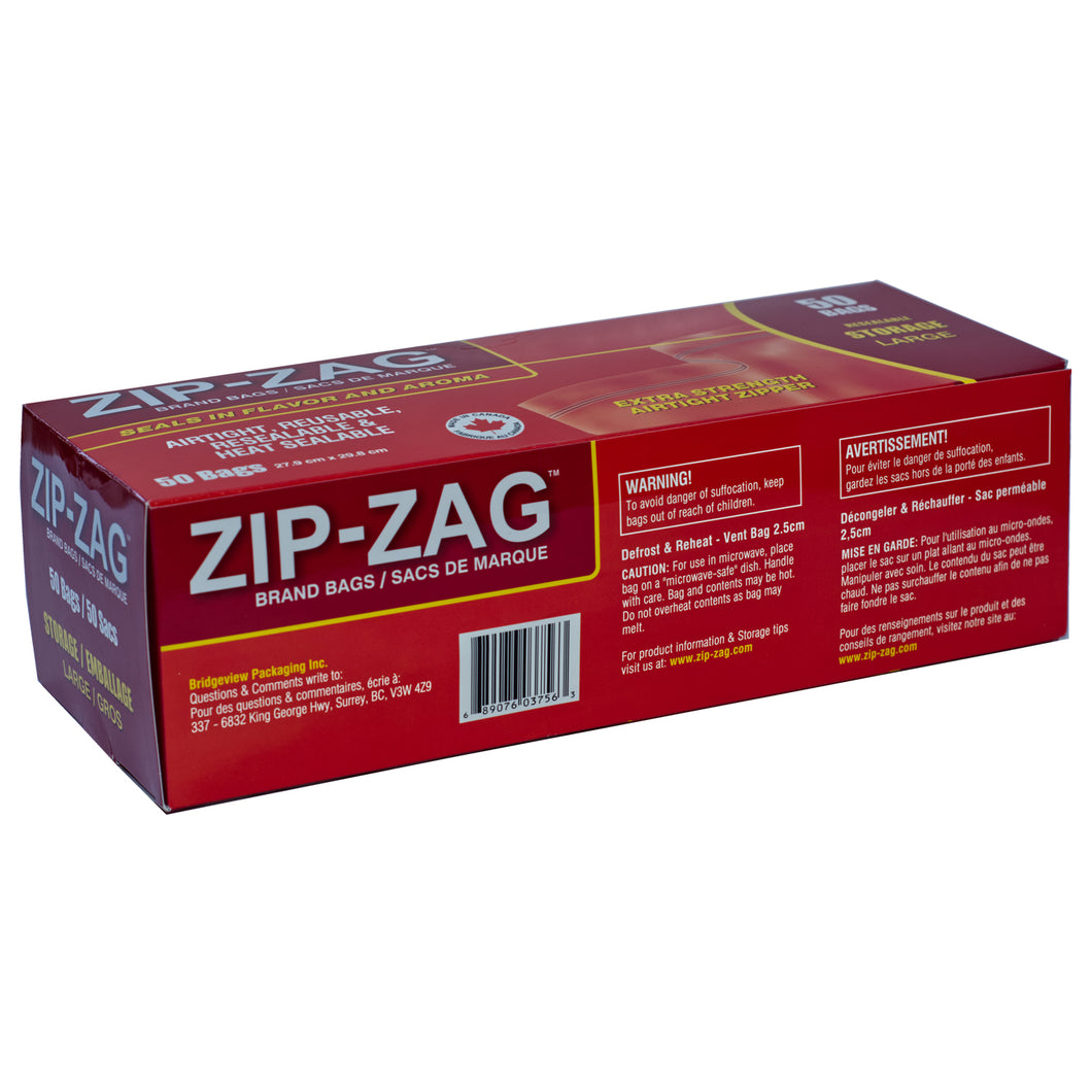 Zip Zag Sandwich Size