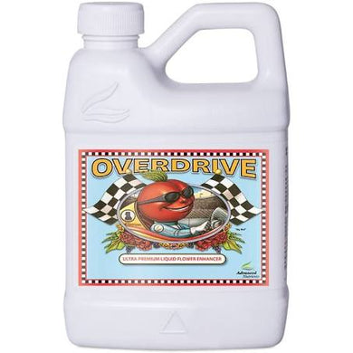 white bottle Advanced Nutrients Overdrive 250ml ultra premium liquid flower enhancer