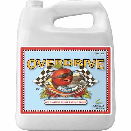 Advanced Nutrients Overdrive 4L late phase bud ripener and weight gainer