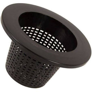 black 20L Pail Cover With 8'' Mesh Basket / Net Pot