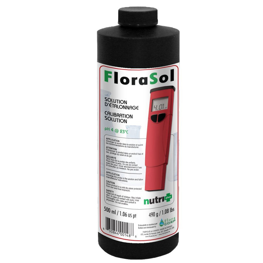 Nutriplus Florasol Calibration Solution ph4 500ml