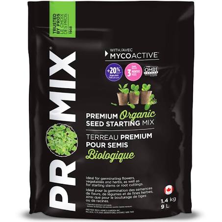 Promix Seed Starting Mix 9l – Dieppe Hydroponics