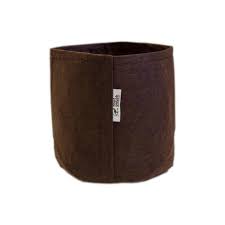Root Pouch Brown Fabric Pot 1 Gallon No Handle
