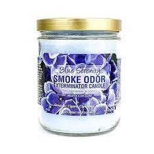 Smoke Odor Exterminator Candle Blue Serenity